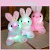 Colorful Glowing Rabbit Plush Toy Cute Stuffed Animal For Kids Cozy Night Light Gift
