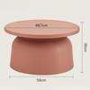 Modern Coffee Table Plastic Side Tables Minimalist Living Room Round Center Table Creative Luxury Tea Tables Home Furniture