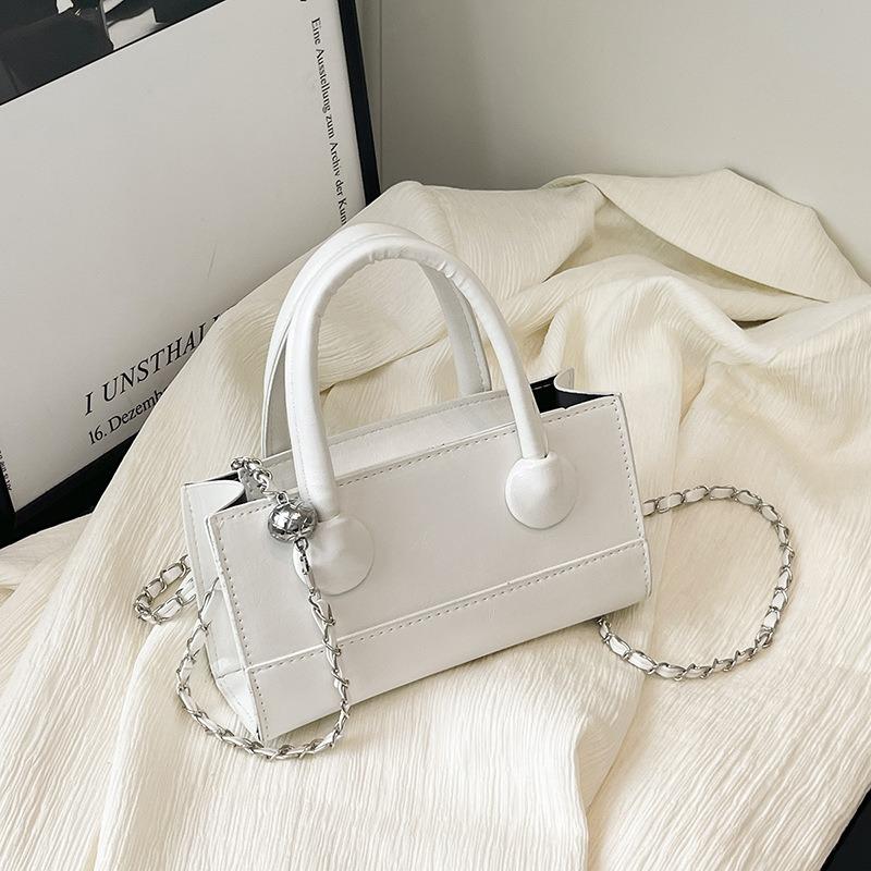 Shoulder Bag Women's High-end Chain Box Portable Small Square Bag New Fashionable Versatile Shoulder Oblique Span Bag