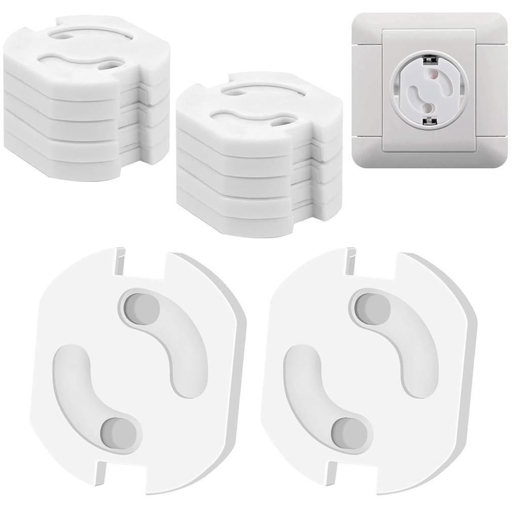 Sockets Child Safety Socket Lock with Twist Mechanism Lock Socket Cover Socket Protection for Babies and Toddlers 20-pack