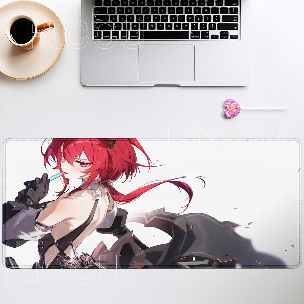 Gaming Arknights Endfield Laevatain Mouse Pad Anime Girl Mousepad Large Pretty Game XXL xmm HD Printing overlock Desk Mat