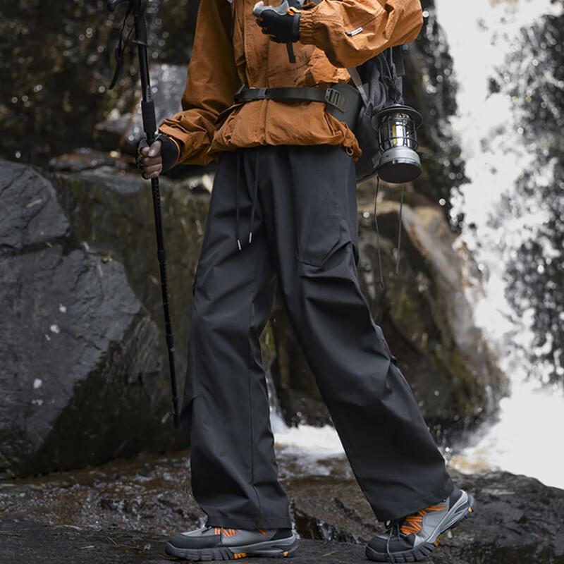 Wassup Sohot Wrinkle-Effect Straight-Leg Cargo Pants