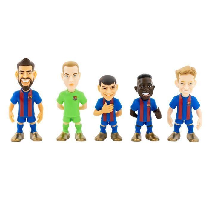Figurine à collectionner Minix - FC Barcelone - Pack de 5 joueurs - 7cm
