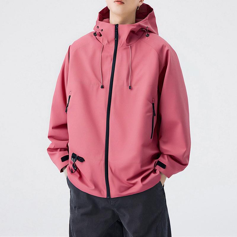 Men's coat 2025 new jacket jacket jacket fashion trend loose casual windproof