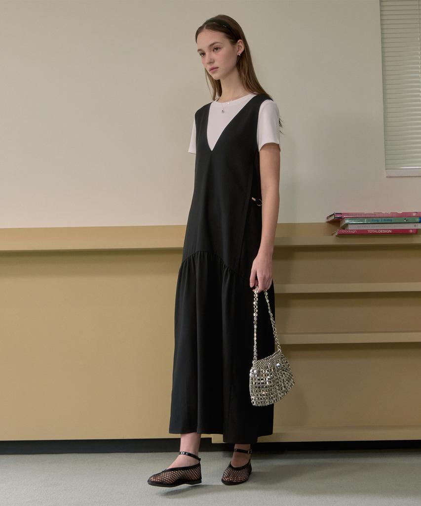 Jucy Judy V-Neck Sleeveless Dress Jzop320C