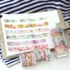 6 Rolls of Fresh Flower Bronzing and Paper Small Dream Diy Hand Account Sticker Border Decorative Tape