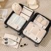 Travel Organizer Bags: Suitcase Storage for Clothes, Underwear, Pants, and Shoes - Ideal for Business Trips