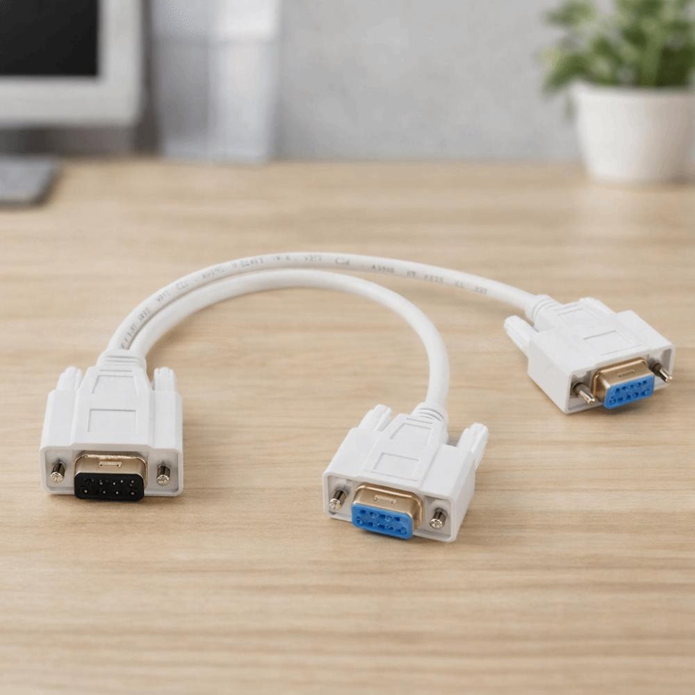 15 PIN SVGA Adapter 25cm Length Splitter Cable Adapter Cable Y Adapter  Display Extension