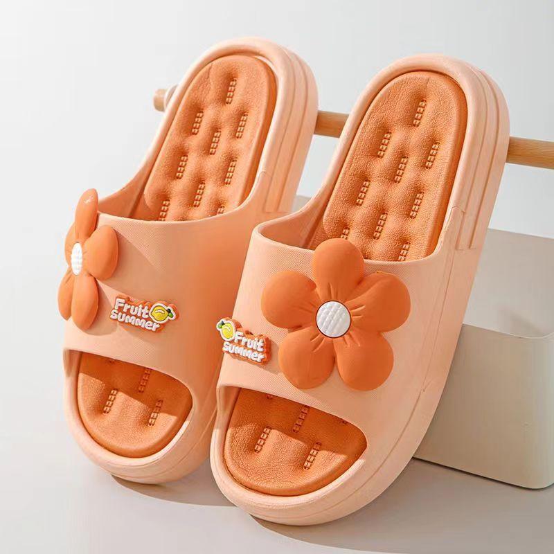 

Women Shark Slippers Thick Slides Men Bathroom Flip Flops Home Anti-Skid Flat Shoes Outdoor Children s Funny Sandals 2026 New 40-41 помаранчевий