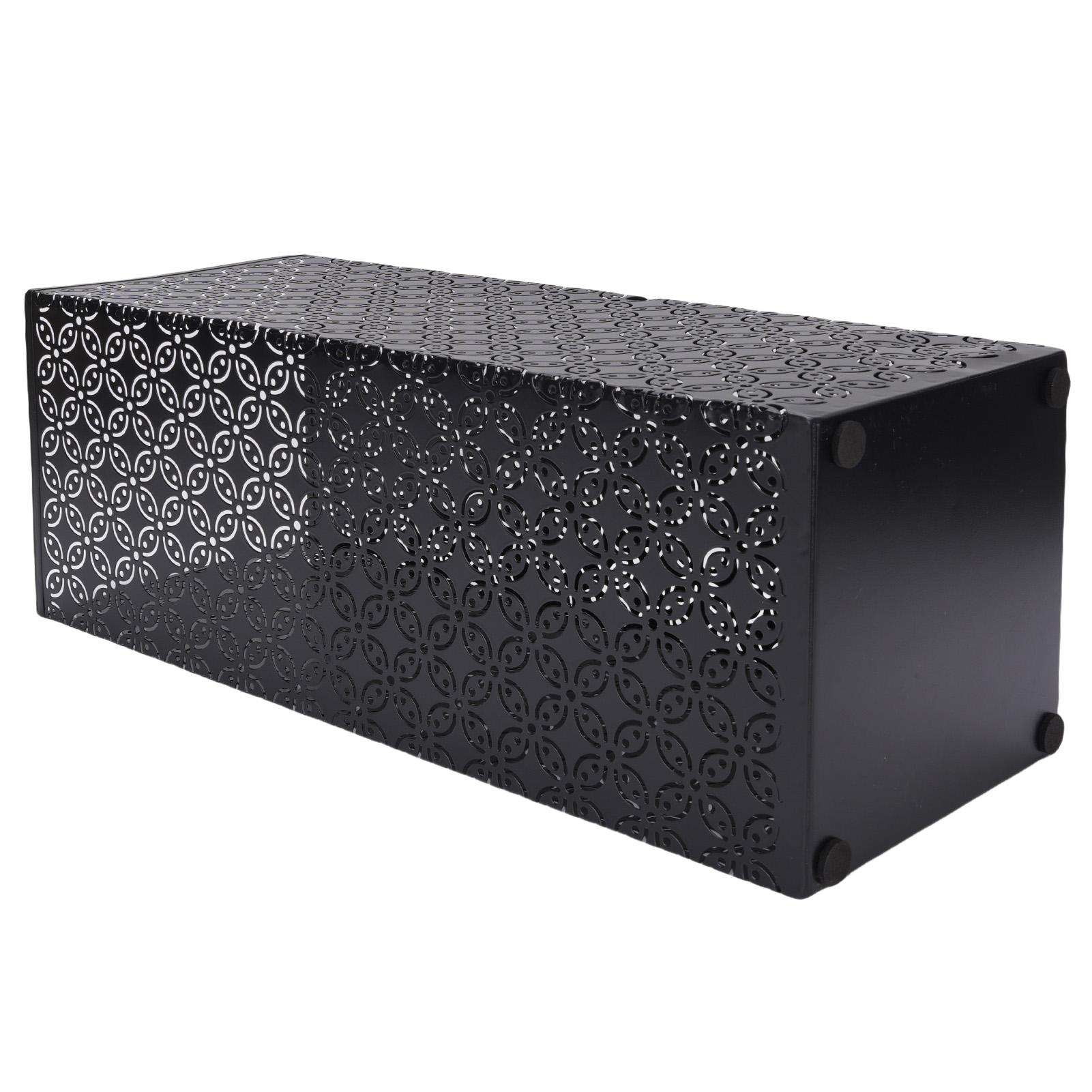 Square Umbrella Stand Rack for Entryway Metal Umbrella Holder Organizer Bin Hollow Out for Home чёрный 2266₽