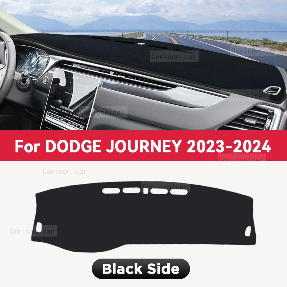 

For DODGE JOURNEY 2024 Car Dashboard Avoid Light Pad trument Platform Desk Cover Mats Carpets Anti-UV Accessories RHD