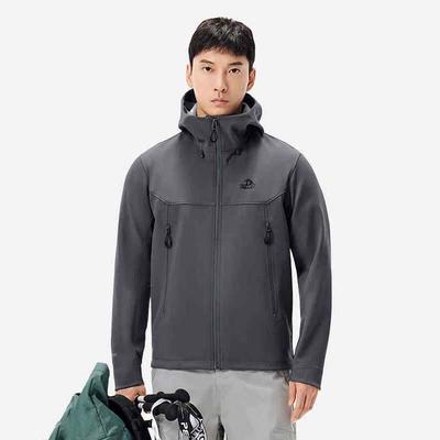 Men's Fleece-Lined Windproof Softshell Jacket