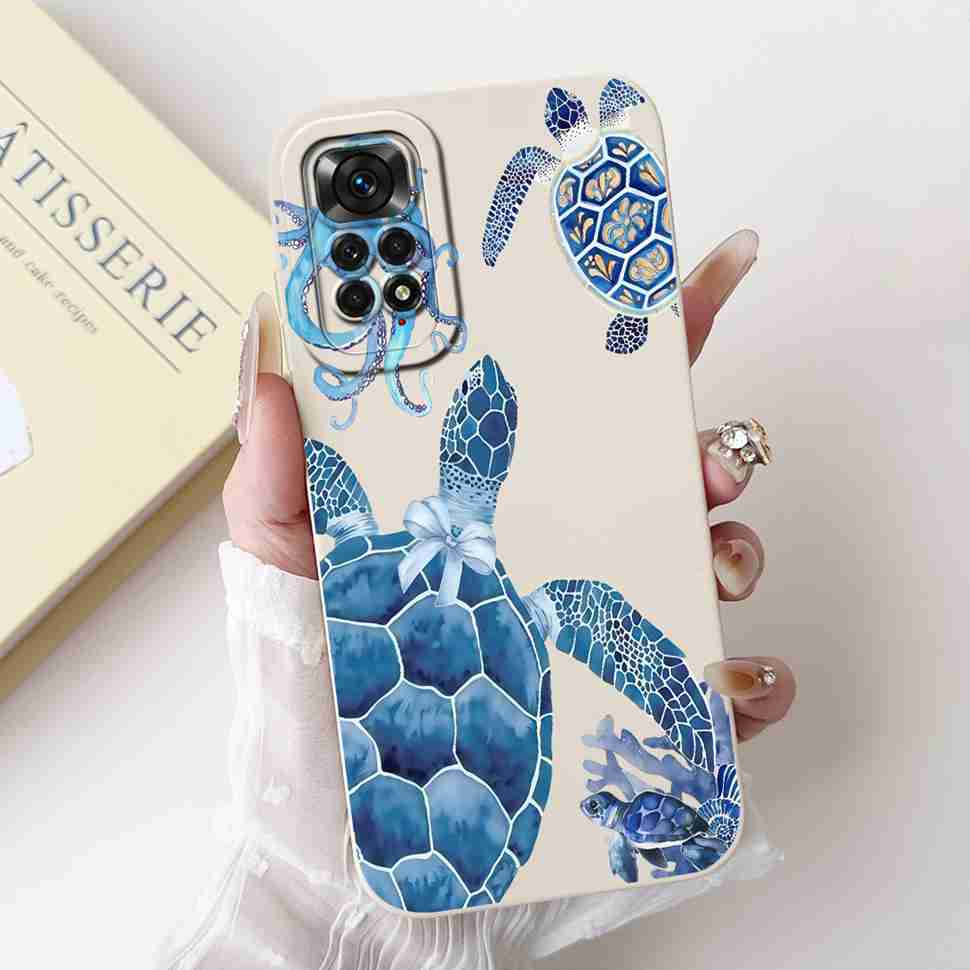 Cute Girl Cover For Xiaomi Redmi Note 11 Pro 4G Casing Soft Silicone Fundas Case For Redmi Note 11 Note11 Pro Cover Coque