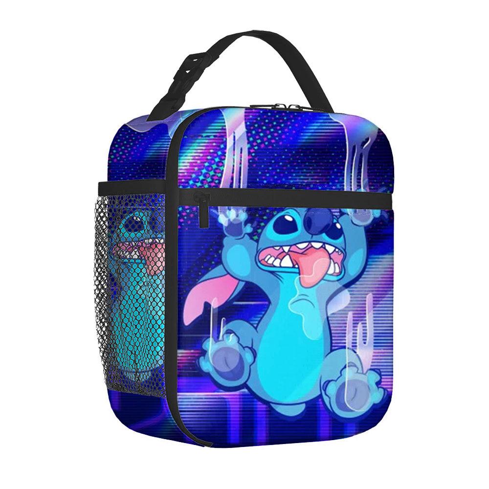 Qi Portable Lunch Bag Primary And Secondary School Students Full Printed Meal Bag Ice Bag Picnic Ice Bag