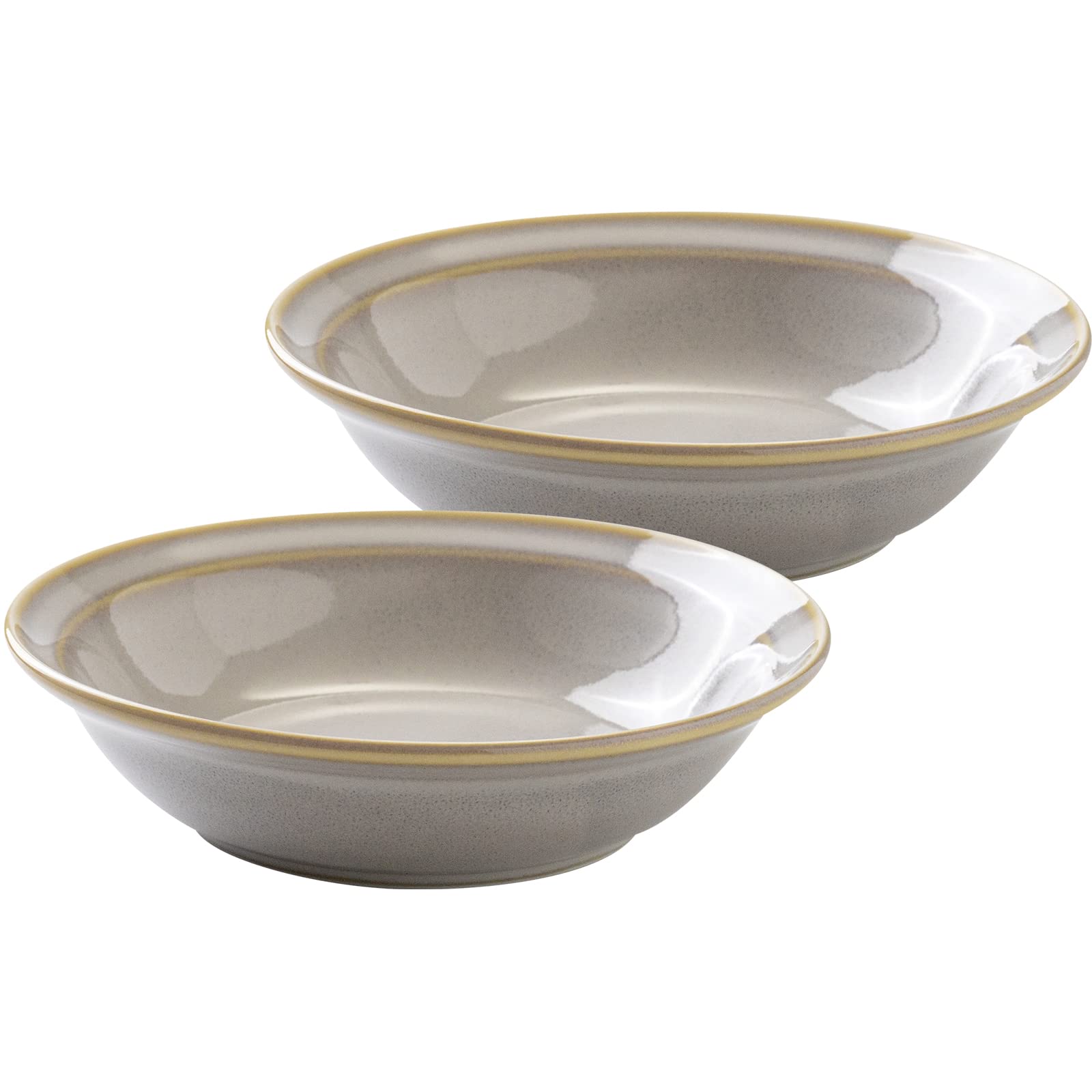 

Minoru Pottery Mino Ware MAMANI 135 Bowl, White, Set of 2