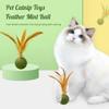 Cat Mint Ball Health and Safety Cat Feather Toy Ball Family Chase Cat Snacks Teeth Cleaning and Tooth Grinding Hair Removal Ball