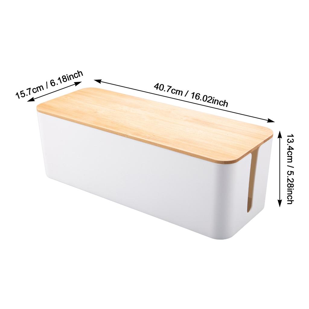 Cable Storage Box Power Board Wire Organizer Socket Strip Wire Case Computer Socket Organizer Home Cord Safety Storage Box