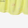 ZANZEA Women Sleeveless Tank Tops and Long Skirts Casual Two Piece Suit Sets