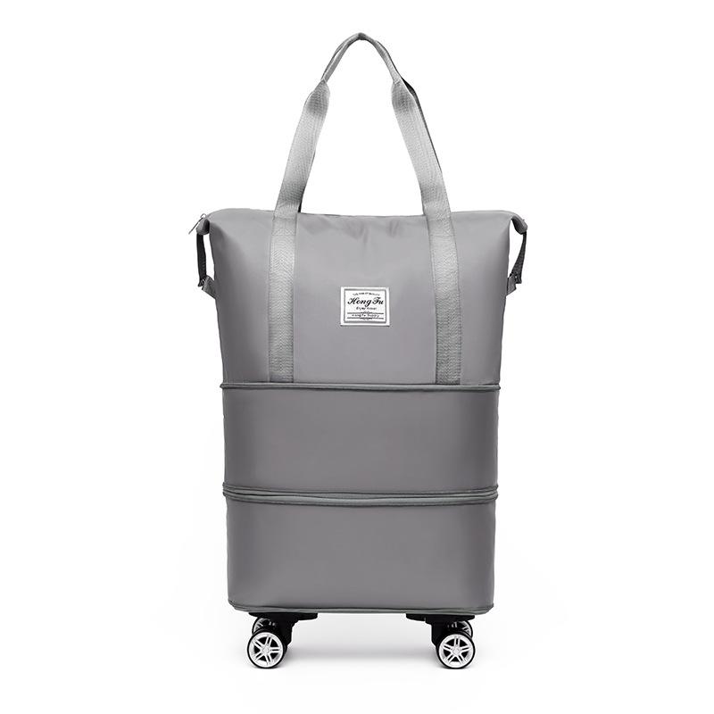 Borsa da viaggio Borsa a mano da pendolare di grande capacità Borsa da viaggio espandibile a tre strati staccabile con ruote universali Borsa da cabina
