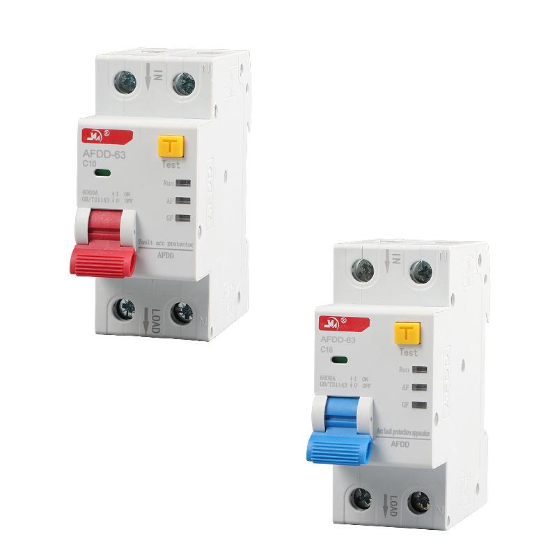 2P AFDD Arc Fault Circuit Breaker & Fire Detection Device with Leakage Protection