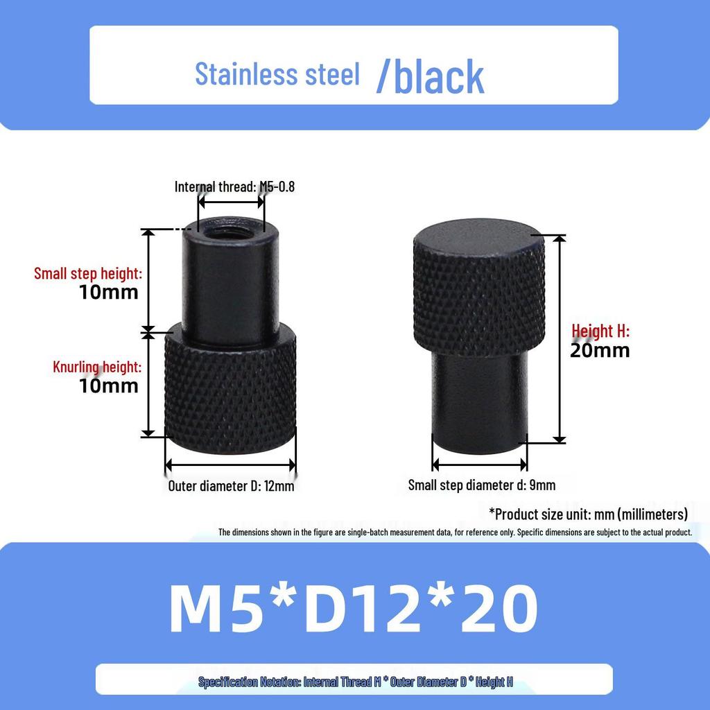 Hongkangming Stainless Steel Knurled Hand-Twist Nut for M3-M12.