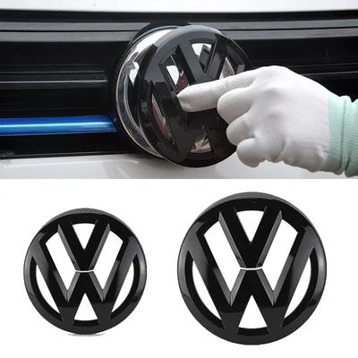T242pcs ABS Car Front Grill Emblem Rear Trunk Badge Logo for VW Golf 5 6 7 7.5 8 MK5 MK6 MK7 MK8 Polo Passat B8 Scirocco