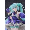 22cm/8.66in Hatsune Miku Anime Figure Purple Skirt Miku Action Figure Fashion Lolita Miku Figurine PVC Collection Model Doll Toy