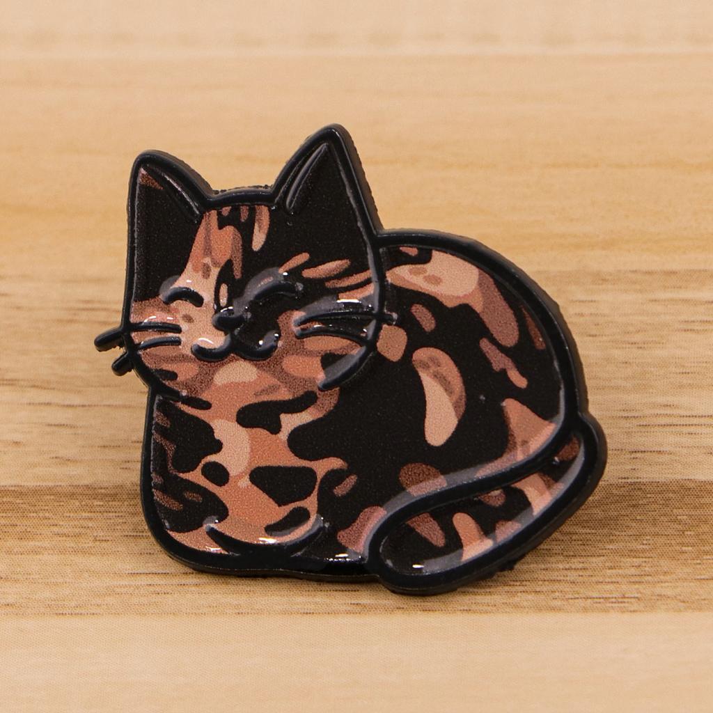 Cute Black Cats Enamel Pin Cartoon Anime Brooch Lapel Pins Badge On Backpack Clothing Accessories Fashion Jewelry Friends Gifts