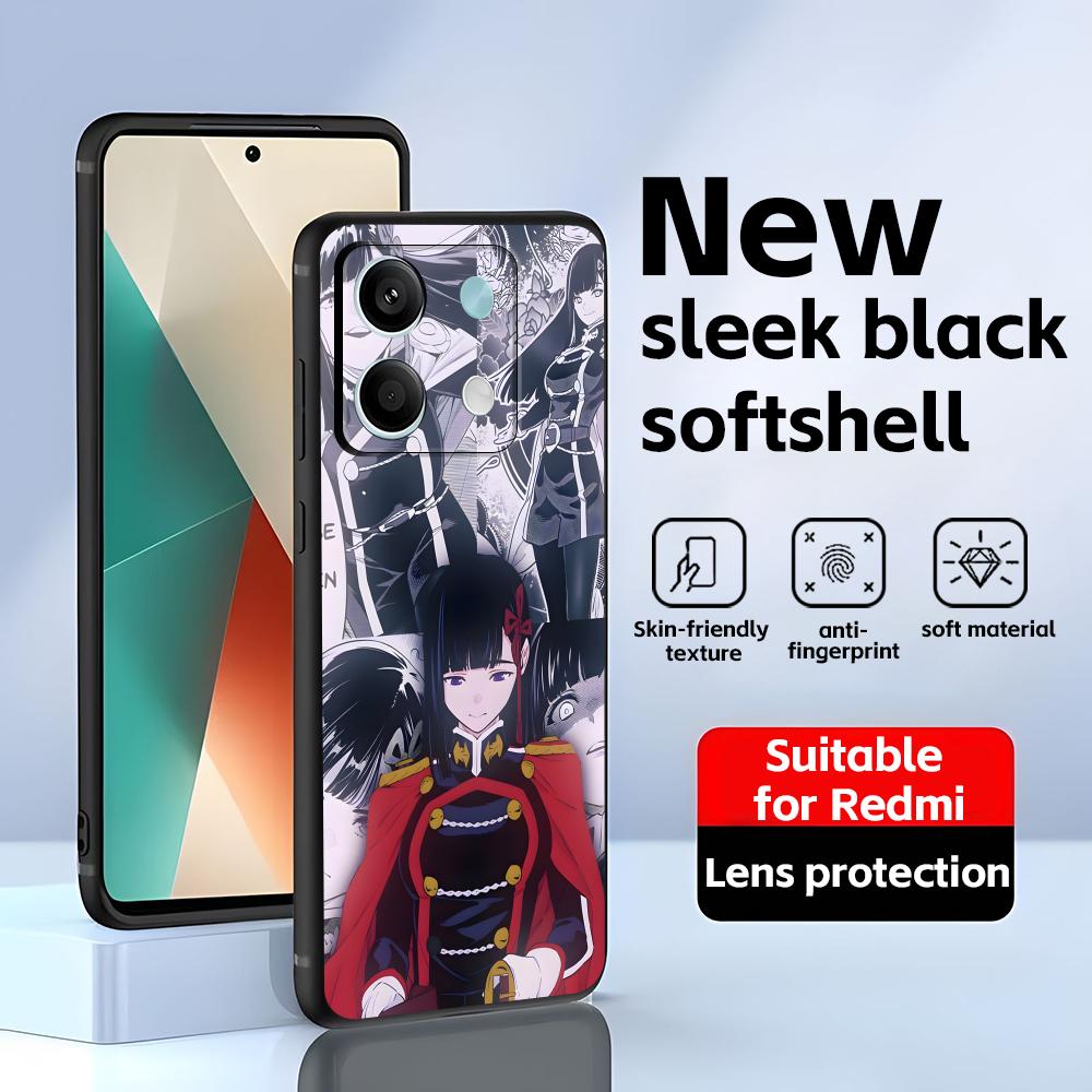 

Chained Soldier Phone Case For Redmi Note 14 13 12 11 Pro Plus S 5G 14C A3 Soft Black Phone Cover Redmi Note 12 4G