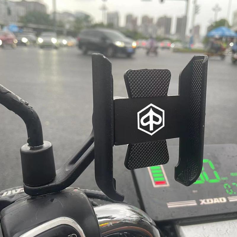 For PIAGGIO Liberty125 MP3 500 Medley Beverly 300 ZIP50 X7 X9 Accessories Motorcycle Handlebar Mobile Phone Holder Stand Bracket