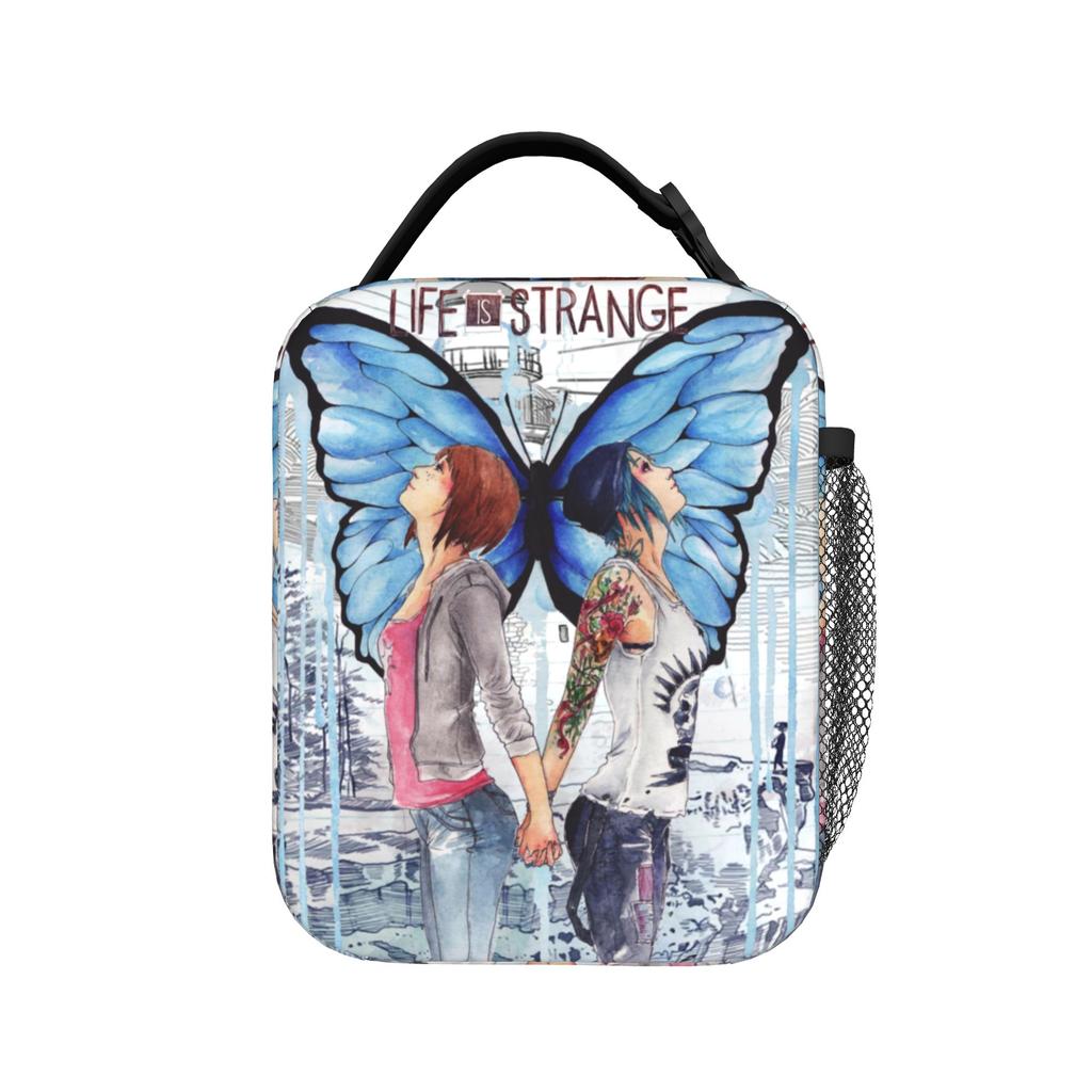 Life Is Strange Max Insulated Lunch Bag Cooler Bag Reusable,Meal Container Large Tote Lunch Box for Men Women College Outdoor
