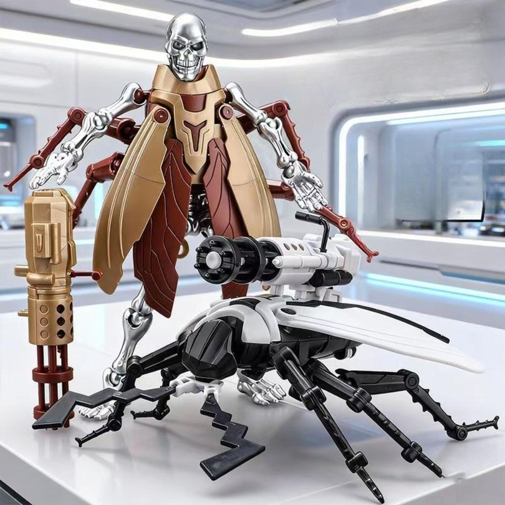 Creative Giant Insects Cockroaches Assembled Toys Transformable Models Joint Movable Home Ornaments Kids DIY Toys Holiday Gifts