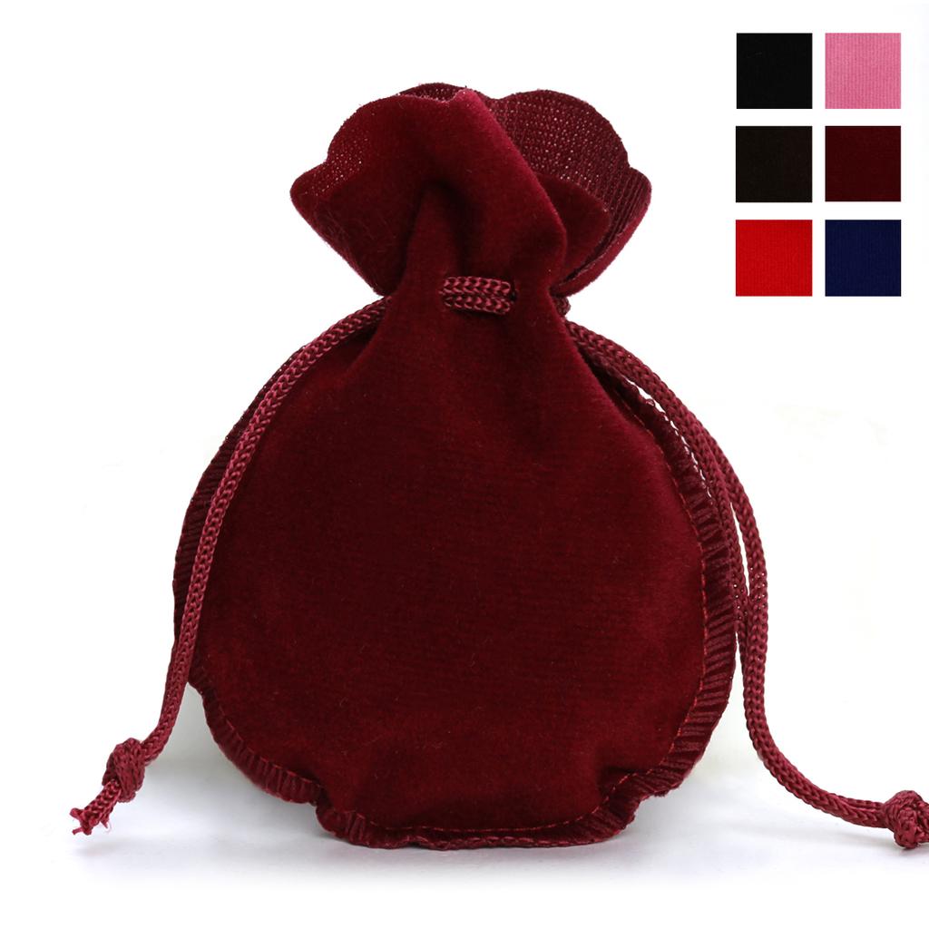 10pcs/lot Velvet Drawstring Gifts Bags Gourd-Shaped Jewelry Storage Pouches Wedding Jewelry Gift Display Packaging Pouches