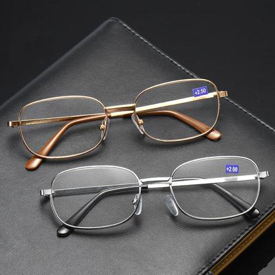 Square Metal Women Reading Glasses Dad Reading Glasses
