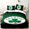 Set da 3 pezzi Boston Celtics Perfetto per la camera da letto Set di biancheria da letto confortevole include una copripiumino e due federe Ideale come regalo di compleanno o di Natale