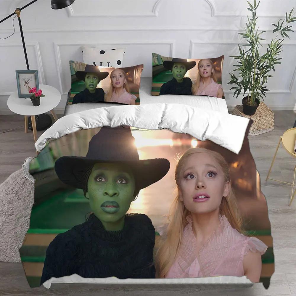 Movie Wicked Witch Bedding Sets Comforter Bed Cover Duvet Cover Pillow Case 2-3 Pieces Sets Bedroom Home Decoration