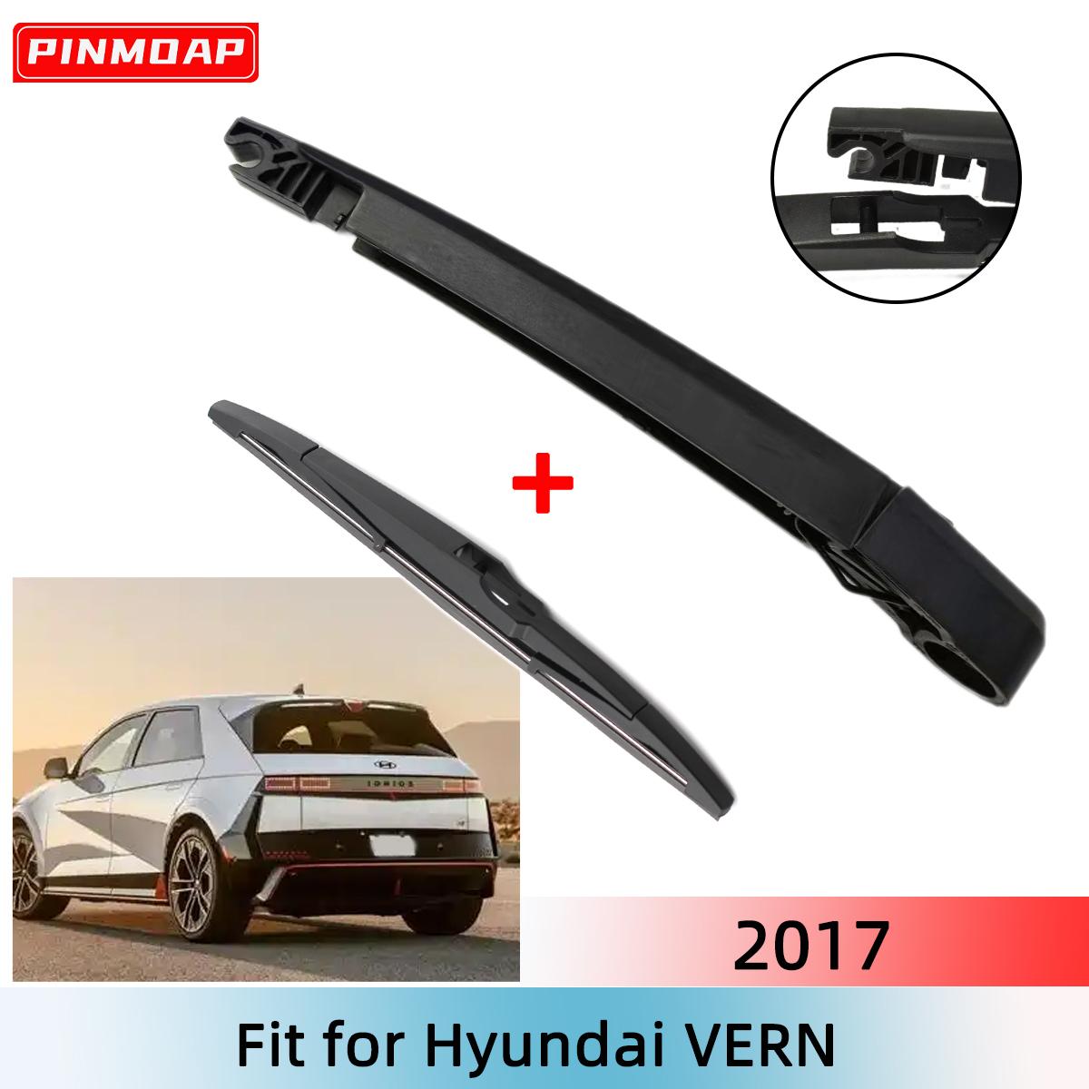 Rear Wiper Blade & Arm Set Kit For Hyundai VERN 2017 Windshield Windscreen Rear Window Rear wiper