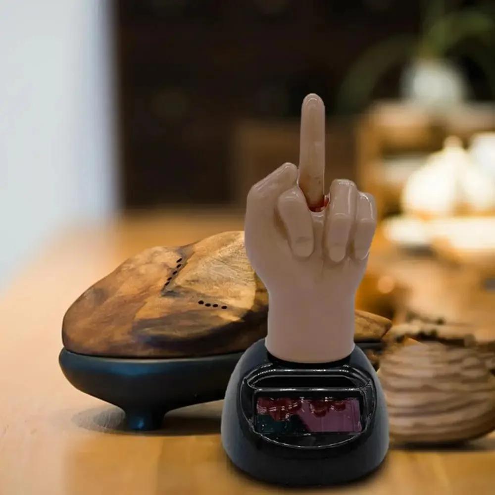 Solar Swing Doll Car Accessories Creative Cartoon Finger Cars Decoration Office Decoration Auto Decor Car Ornament Figurines