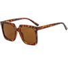 Trendy Oversized Square Sunglasses For Women Chunky Frame UV Protection Versatile Street Style Shades 3555