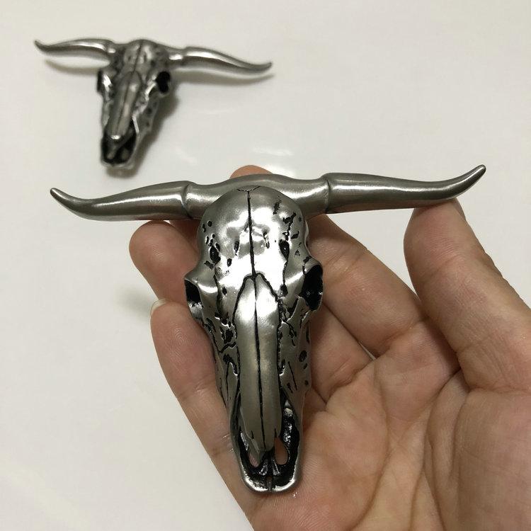 Gürtelschnalle Bull Skull 4,0 cm Gürtelschnallen Herren Schädel Longhorn Gürtelschnalle Bull Skull 4,0 cm Gürtelschnallen Herren Schädel Longhorn