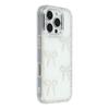 For iPhone 16 Pro Case Rhinestone Edge Butterfly Bow Decor TPU+PC IMD Phone Cover