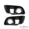 PAIR Fog Light Lamp Chrome Bezel Cover Grilles For 2012-2014 Dodge Charger SRT-8