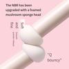 1PC Small Steamed Bread Concealer Brush Mushroom Head Sponge Makeup Brush Portable Multifunctional Dry and Wet Dual-Use Smudge Traceless Brush