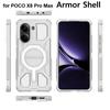 Wytrzymałe Magnetyczne Etui Pancerne Dla Xiaomi POCO X8 Pro Max X7 F8 Ultra F7 M8 M7 Pro Magnetyczne Ładowanie Wzmocniona Osłona Przeciwupadkowa
