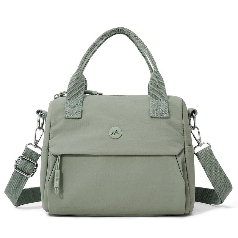 Vintage Women's Bag Lightweight Shoulder Crossbody Bag Solid Color Commuter Small Square Bag