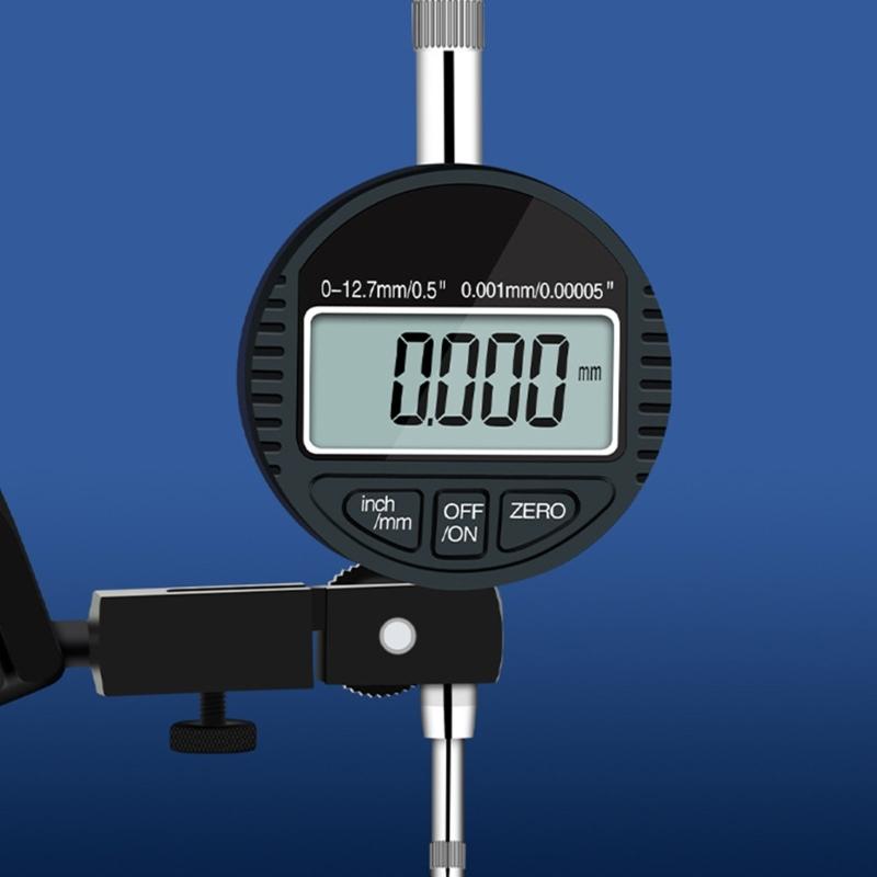 Electronic Digital Dial Indicator 0-12.7/25.4mm Digital ProbeIndicator Dial Test Gauges HighsResolution 0.001mm/0.00005"