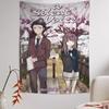 A Silent Voice Cartoon Tapestry Wall Hanging Decoration Household Home Decor