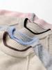Children's Cashmere Sweater: Solid Color Girls' Knitwear & Color Block Boys' Round Neck Pullover