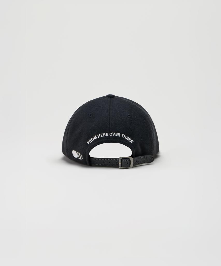 Teulaepighamoni Wool Blend Th Applique Logo Deep-Fit 6-Panel Cap_Black