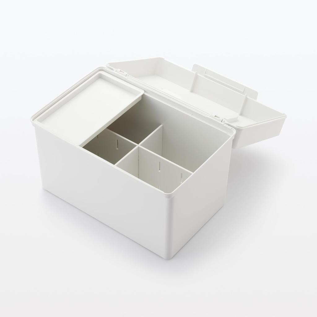 MUJI Polypropylene First Aid White KG0WYA4S Kit, Gray,